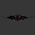 Futuristic Gray Aerospace Spacecraft Design With Advanced Wing Structure For Exploration