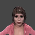 Woman Wearing Pink Cardigan White Top Brown Shorts And White Shoes With Arms Outstretched