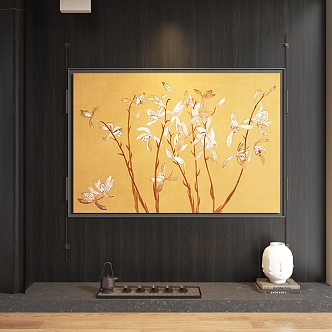 New Chinese Decorative Painting 3d model