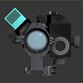 Infrared Steiner Laser Pistol Light Source Firearm Sight Firearm Device 3d model