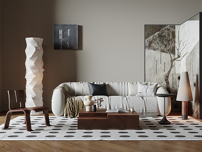 The Silent Living Room 3d model