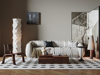 The Silent Living Room 3d model