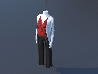 Modern Model Clothing Model 3d model