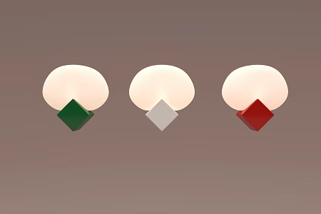 Cashew wall lamp 3d model