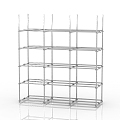 Modern exhibition shelf 3d model