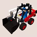 compact loader 3d model