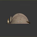 Mast lamp head lamp miner's lamp head-mounted lamp lighting searchlight lamp lighting fixture furniture 3d model