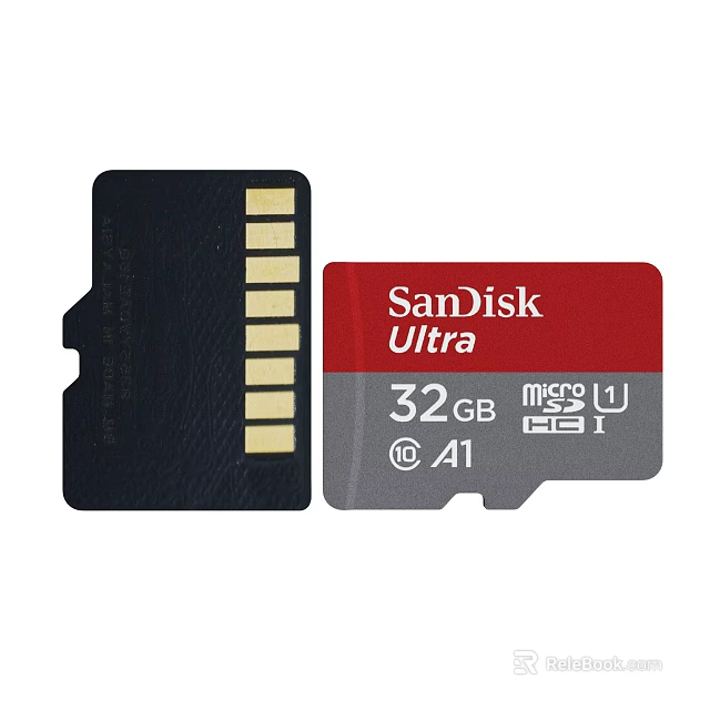 SanDisk Ultra 32GB MicroSD Card With Adapter For Digital Devices 3d model