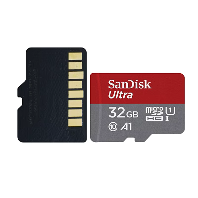 SanDisk Ultra 32GB MicroSD Card With Adapter For Digital Devices 3d model
