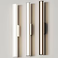 Modern Wall Lights With Sleek Design In White Black And Gold Metal Finish