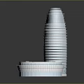3D Modeling Equipment For Crafting Curved White Architectural Glass Models