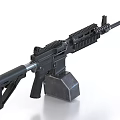 AR15 automatic rifle 3d model