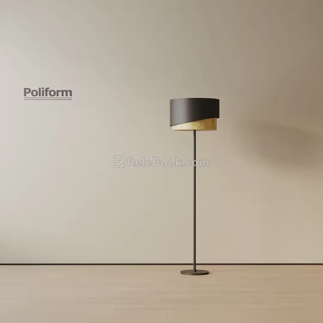 Modern floor lamp 3d model