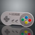 Modern Gamepad Wireless Gamepad Game Console Accessories Handle 3d model