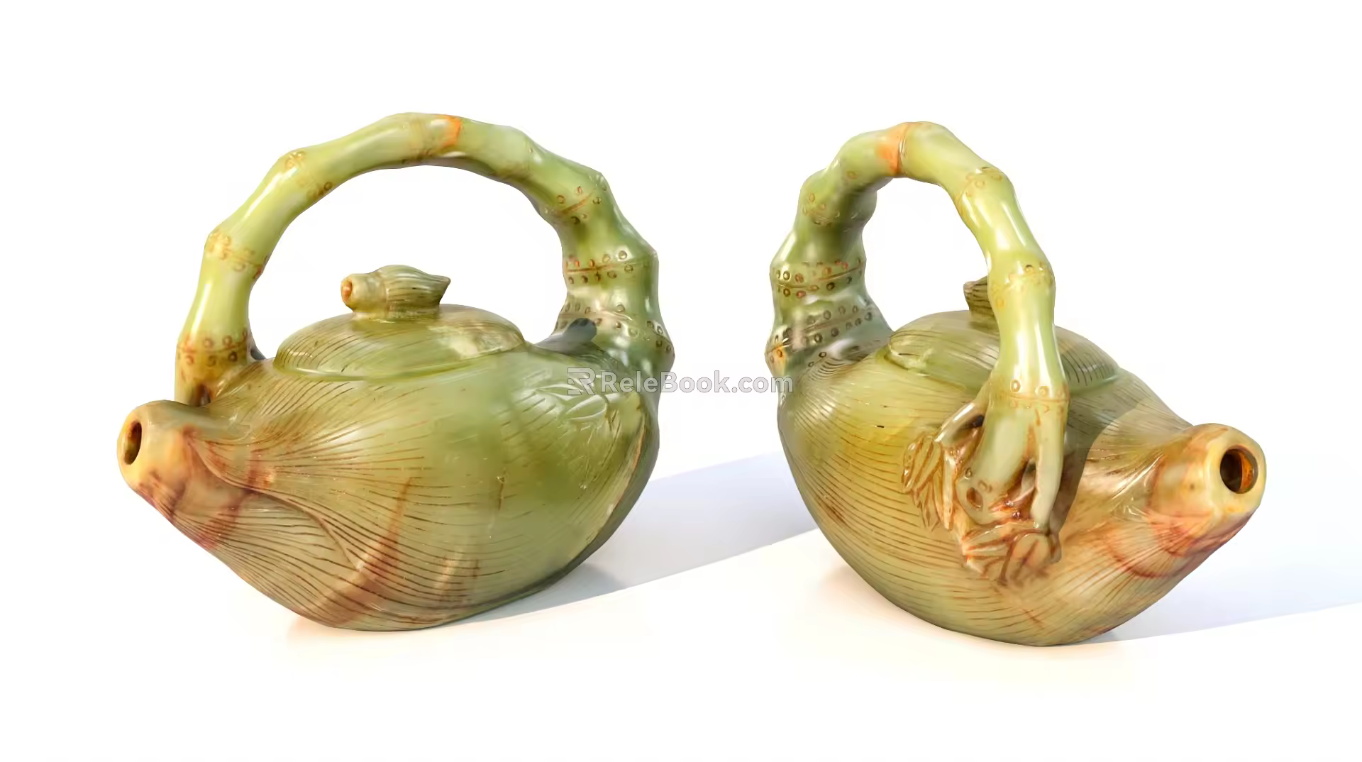 Ancient cultural relics jade pot teapot 3d model