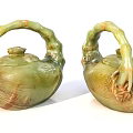 Ancient cultural relics jade pot teapot 3d model