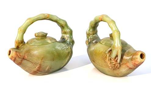 Ancient cultural relics jade pot teapot 3d model