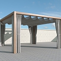 gazebo pergola 3d model