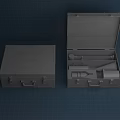 Durable Industrial Equipment Storage Case With Metal Construction Open Closed Design And Internal Tools