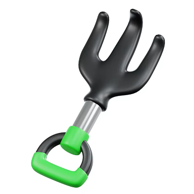 Modern Fork Crop Fork Cartoon Fork 3d model