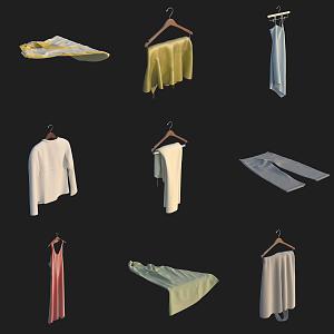 Clothes Pants Skirt Clothing 3d model