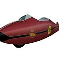 Maroon Streamlined Car With Duesenberg Badge And Number 55 Vintage Racing Design And Tail Fins