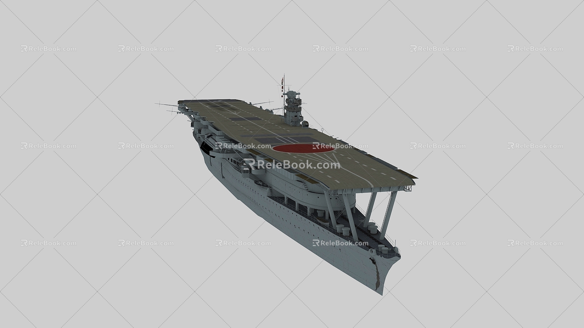 Chicheng aircraft carrier 3d model