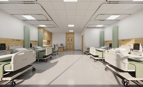 modern ward 3d model