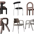 Stylish Contemporary Children's Chairs With Various Backrest Designs And Neutral Tones