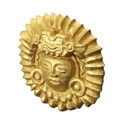 Art crafts gold jewelry interior decoration sketch tide play hand 3d model