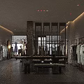 Modern Clothing Store Interior With Fashion Displays And Hanging Apparel