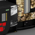 Stylish Kitchen Appliances Featuring Gold Cafe Coffee Machines And Hot Chocolate Dispensers