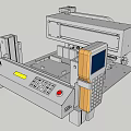 Advanced Industrial Equipment With Control Panel Digital Display And Mechanical Components