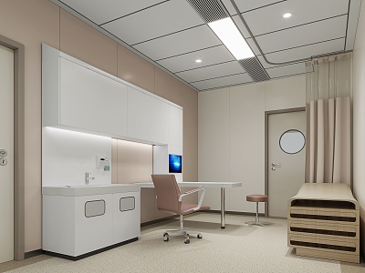 Modern Clinic Hospital Clinic 3d model