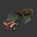 Modern Military Camouflage Armored Tank With Track System And Turret Design