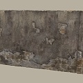 Modern stone wall wall rock wall 3d model