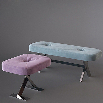 Sofa stool 3d model