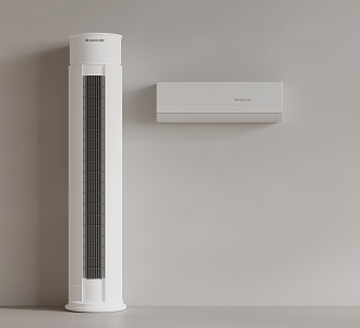 modern air conditioner vertical air conditioner wall-mounted air conditioner 3d model