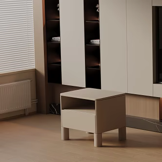 Modern Bedside Cabinet 3d model