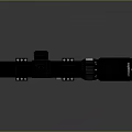 VOMZER Black Tactical Rifle Scope With Adjustable Knobs And Mounting Bracket