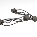 Durable Industrial Equipment Components With Connected Cables And Square Modules