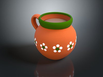 Jar Bottle Jar Container Realistic 3d model