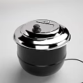 Koryo Two Black Electric Soup Pots For Vegetable Soup Kitchen Appliances