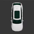White Modern SUV with Sunroof and Silver Wheels Stylish Exterior Design