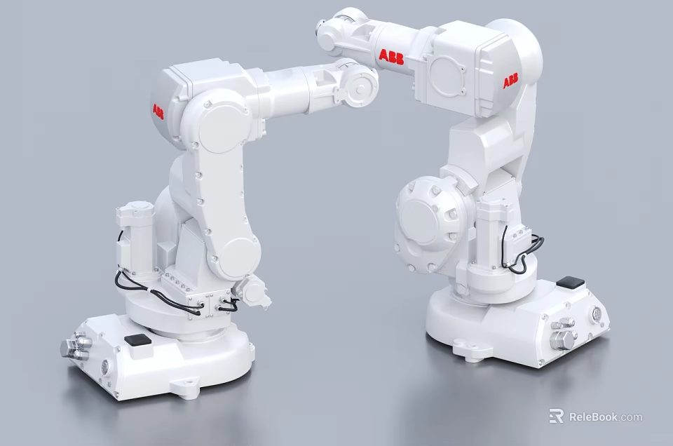 High Performance Smart Robotic Arms For Industrial Automation And Precision Operations 3d model 