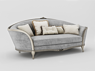 European-style double sofa 3d model