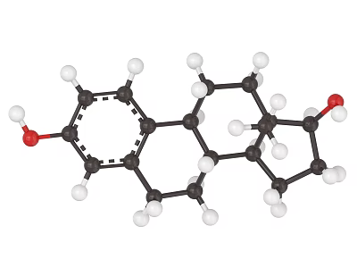 Detailed 3D Molecular Structure Model With Atoms And Chemical Bonds 3d model