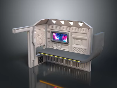 Sci-fi Capsule Space Capsule Hibernation Capsule Freezing Capsule Rest Capsule Rest Capsule 3d model