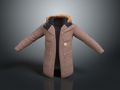 cotton-padded jacket down jacket goose down jacket thick clothes thick cotton-padded clothes autumn and winter clothing winter clothing autumn clothing model