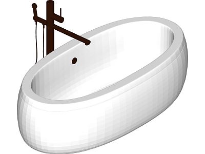 Modern wash basin model